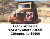 Rusty Trucks Address Labels