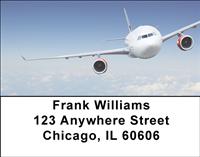 Soaring Airplanes Address Labels