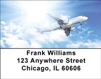 Soaring Airplanes Address Labels