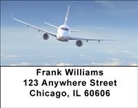 Soaring Airplanes Address Labels