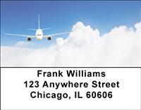 Soaring Airplanes Address Labels