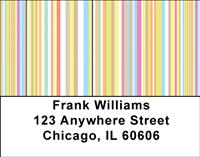 Candy Stripes Address Labels