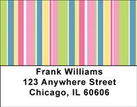 Candy Stripes Address Labels