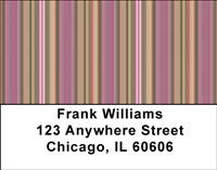 Retro Stripes Address Labels