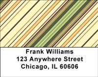 Earthy Stripes Address Labels