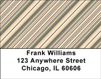 Earthy Stripes Address Labels