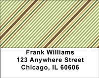 Earthy Stripes Address Labels