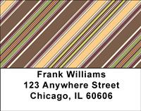 Earthy Stripes Address Labels