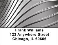 Metallic Stripes Address Labels
