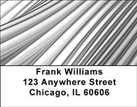 Metallic Stripes Address Labels