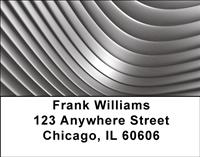 Metallic Stripes Address Labels
