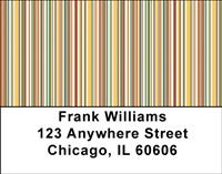 Autumn Stripes Address Labels