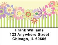 Spring Stripes Address Labels