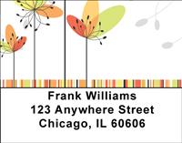 Spring Stripes Address Labels