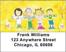 Alice's Angels by Amy S. Petrik Address Labels