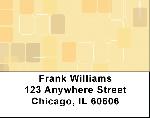 Retro Square Address Labels
