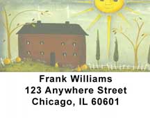 Homespun Seasons by Lorrie Weber Address Labels