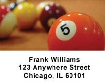 Billiard Address Labels