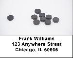 Hockey Face Off Address Labels