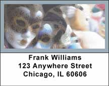 Mardi Gras Address Labels