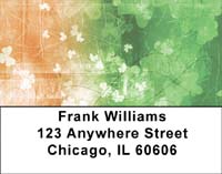 Irish Grunge Address Labels