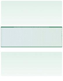 Blue Green Blank Stock for Computer Voucher Checks Middle Style