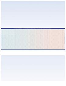 Blue Red Blank Stock for Computer Voucher Checks Middle Style