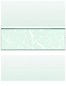 Green Marble Blank Stock for Computer Voucher Checks Middle Style