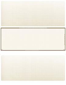 Tan Safety Blank Stock for Computer Voucher Checks Middle Style
