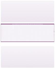 Violet Safety Blank Stock for Computer Voucher Checks Middle Style