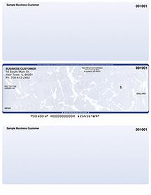 Blue Marble Laser Business One Per Page Voucher Checks Middle Style