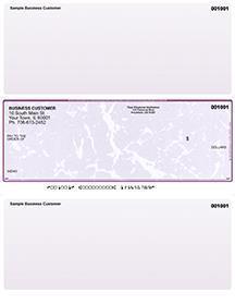 Violet Marble Laser Business One Per Page Voucher Checks Middle Style