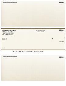 Tan Safety Laser Business One Per Page Voucher Checks Middle Style