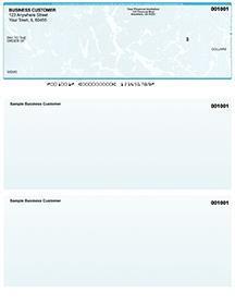 Teal Marble Laser Business One Per Page Voucher Checks Top Style