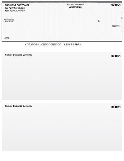 Grey Safety Laser Business One Per Page Voucher Checks Top Style