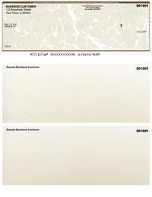 Tan Marble Laser Business One Per Page Voucher Checks Top Style