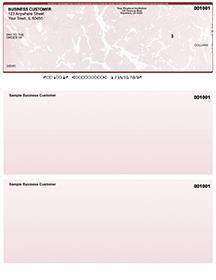 Burgundy Marble Laser Business One Per Page Voucher Checks Top Style