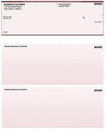 Burgundy Safety Laser Business One Per Page Voucher Checks Top Style