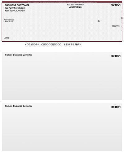 Wall Street Laser Business One Per Page Voucher Checks Top Style
