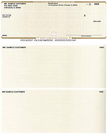 Tan Safety High Security Laser Business One Per Page Voucher Checks Top Style