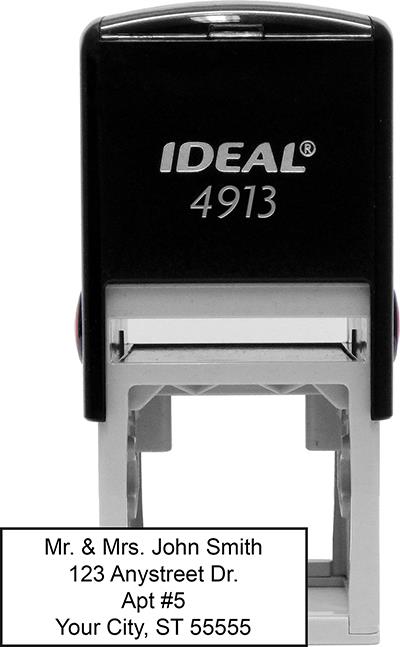 4 Line Address Stamp