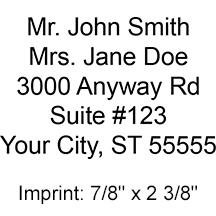 5 Line Address Stamp