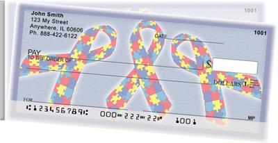 Autism Ribbons Side Tear